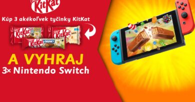 Hraj o 3x Hernú konzolu Nintendo Switch s KitKat! 🎮🍫